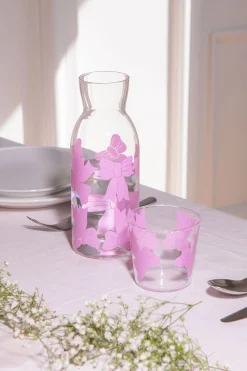 CARAFFA E BICCHIERE BOW