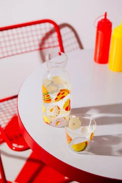 CARAFFA E BICCHIERE FAST FOOD