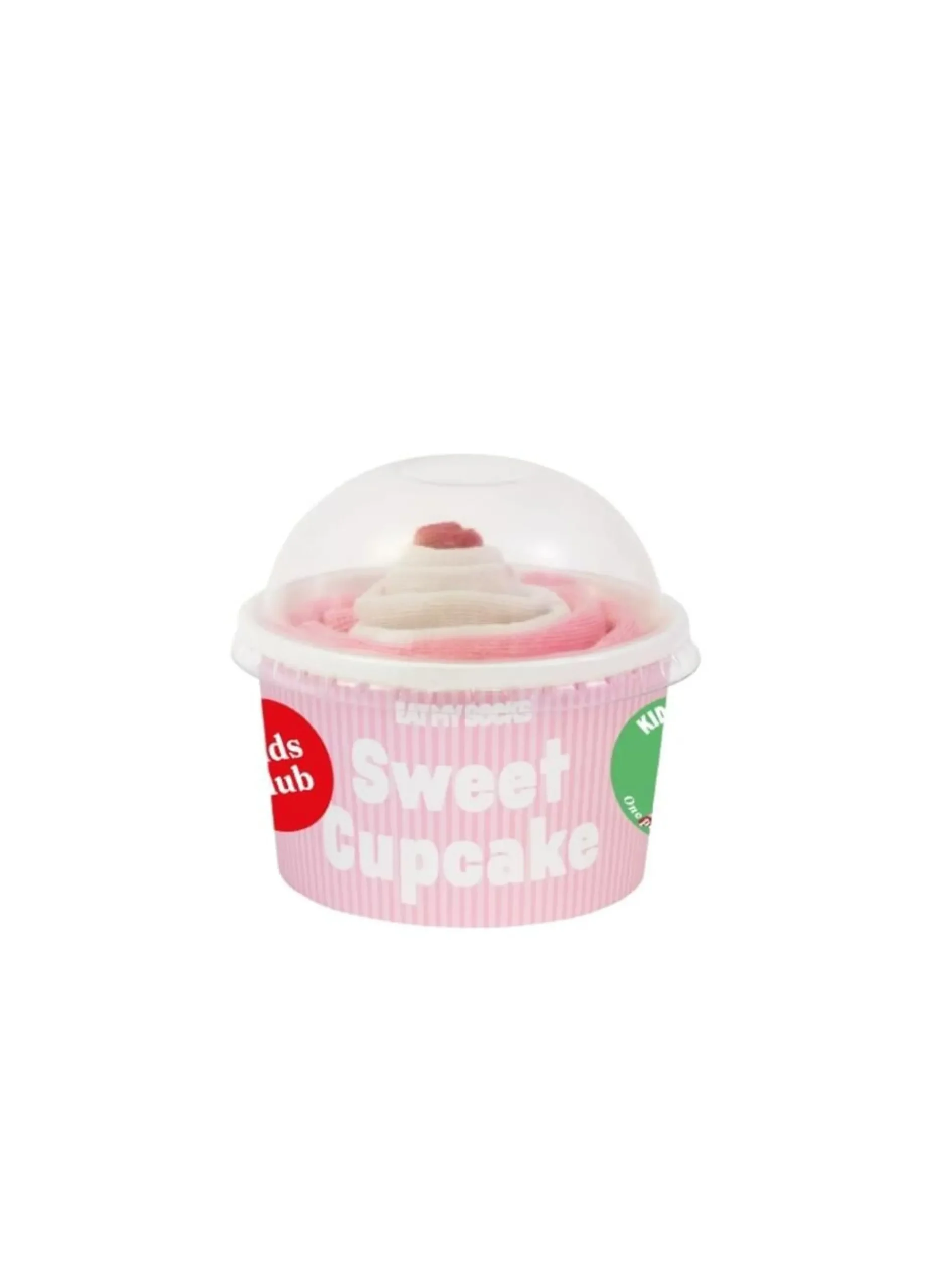 KIDS SOCKS CUPCAKE STRAWBERRY