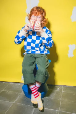 KIDS SOCKS POP CORN