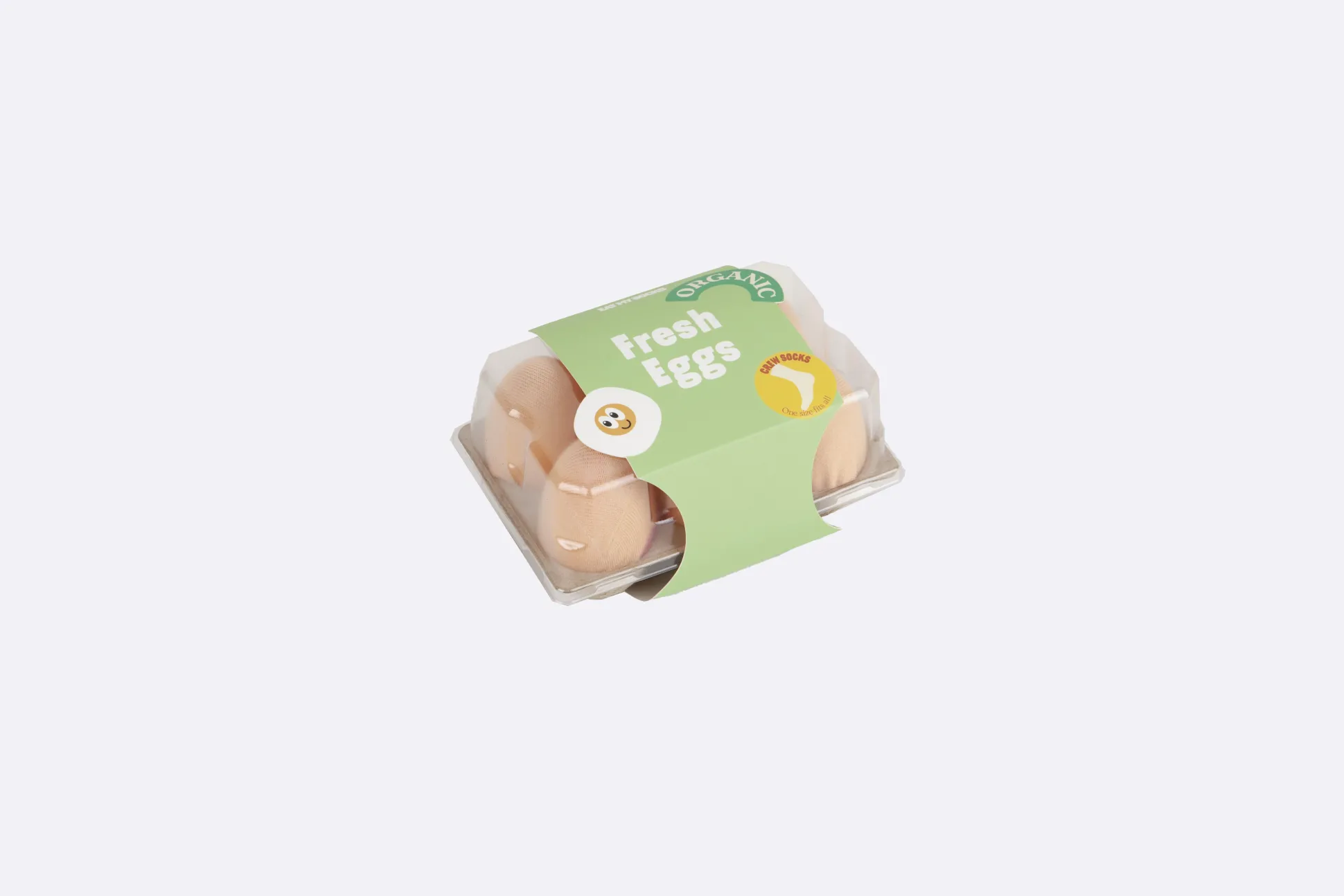 SOCKS FRESH EGGS X3