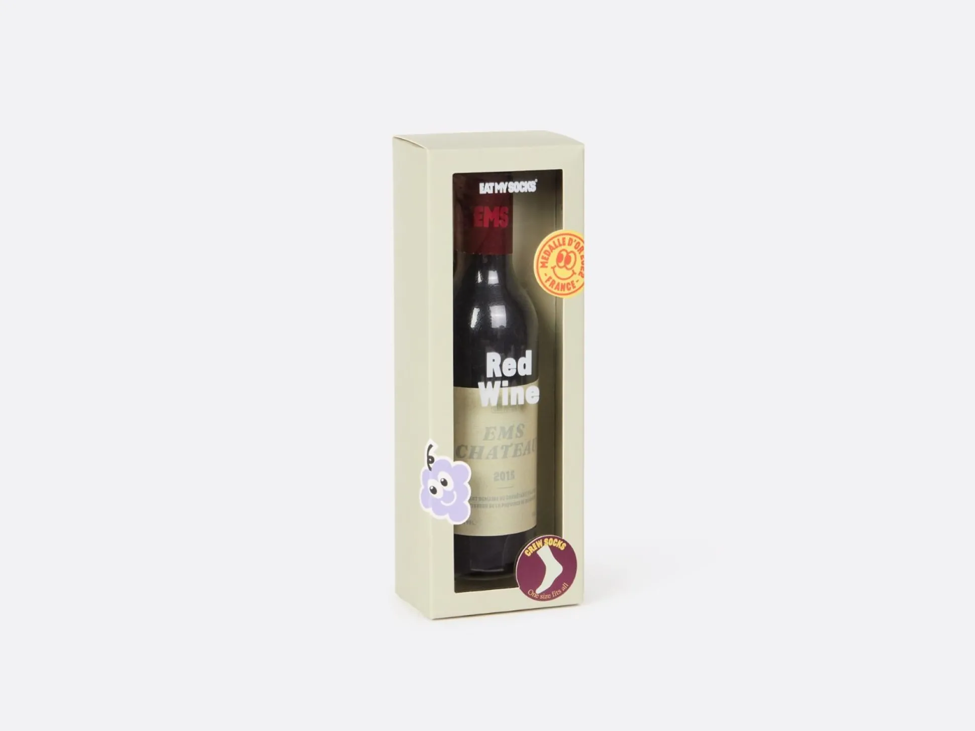 SOCKS WINE RED