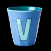 TAZZA CON LETTERA "V"