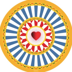 TOVAGLIETTA TESORI CUORE TONDA