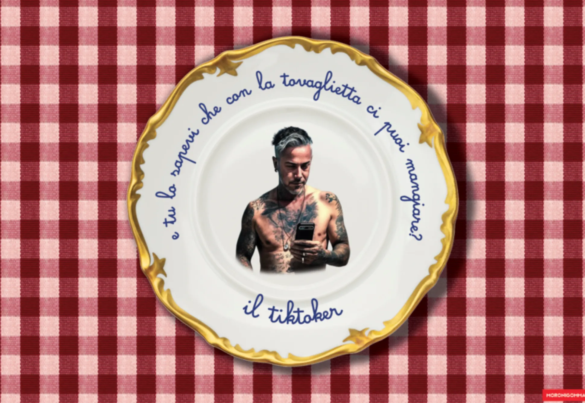 TOVAGLIETTA TIKTOKER 30X44 CM