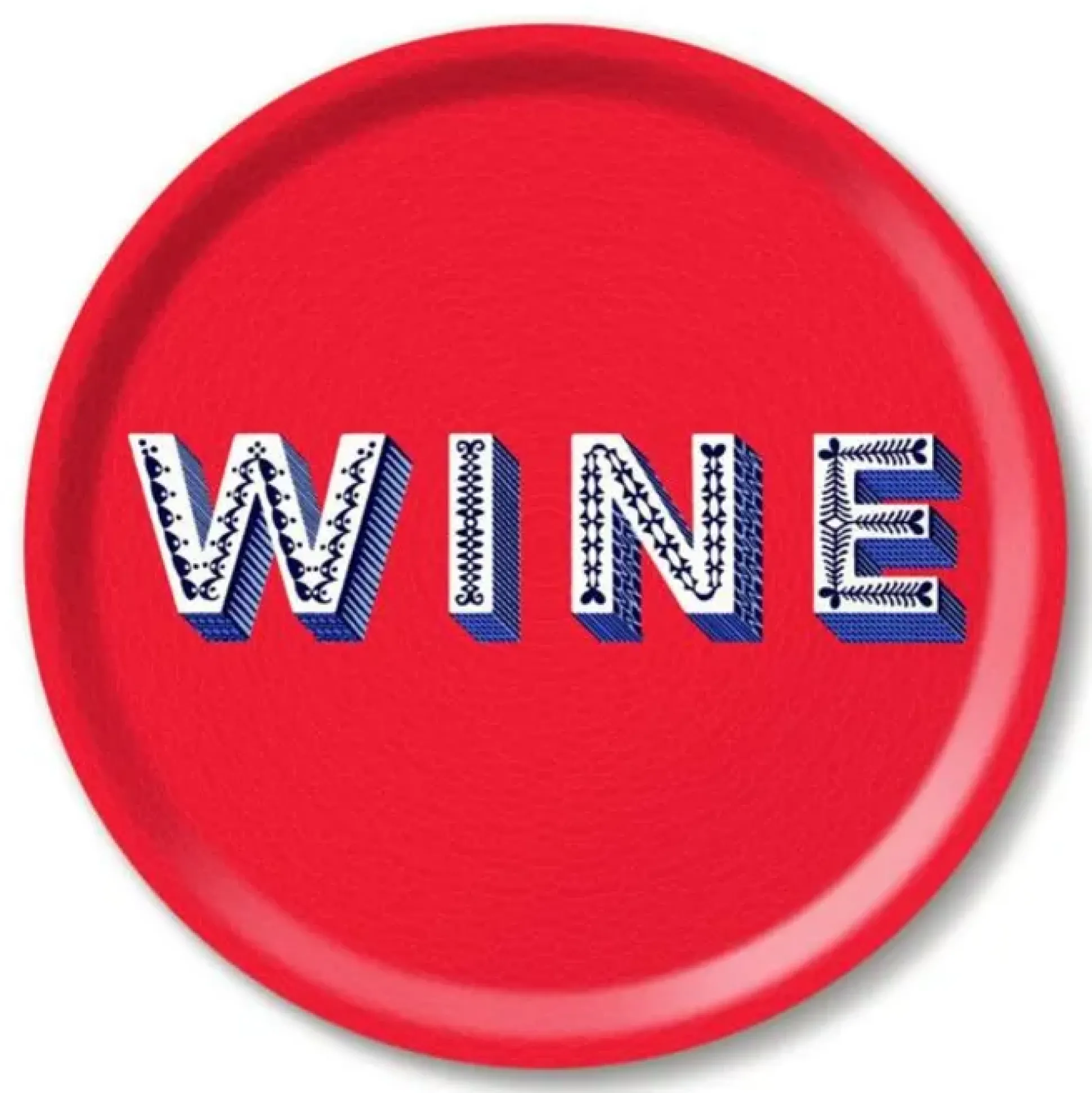 VASSOIO TONDO WINE